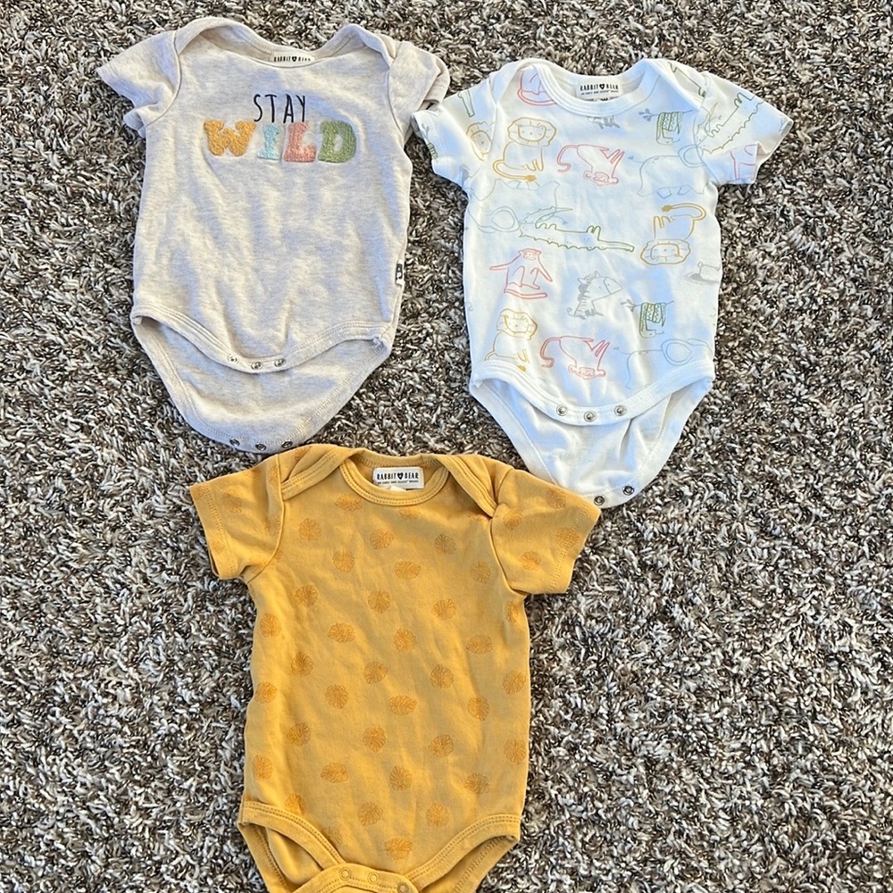 Baby Onesies Bodysuits 3 set